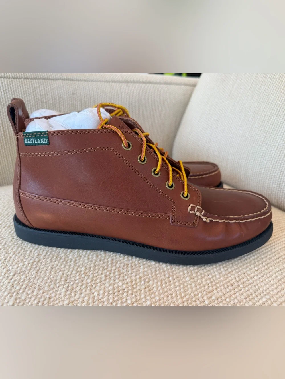 EASTLAND Seneca Bootie Men’s 9.5 Wide New In Box Leather Lace-up